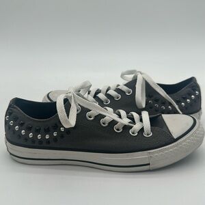Converse Chuck Taylor Gray Studded Sneakers 542421f Women’s US 7 EU 37.5